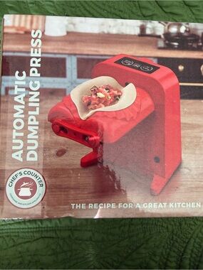 Red Automatic Dumpling Press - Easy Homemade Dumplings
